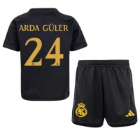 Otroški Nogometni dresi Real Madrid Arda Guler #24 Tretji 2023-24 Kratek Rokav (+ Kratke hlače)